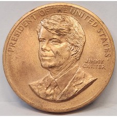 UNITED STATES OF AMERICA 1977 . JIMMY CARTER MEDALLION